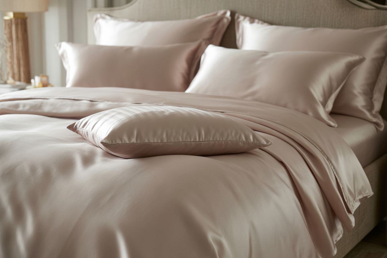 Biancheria da letto in pura seta