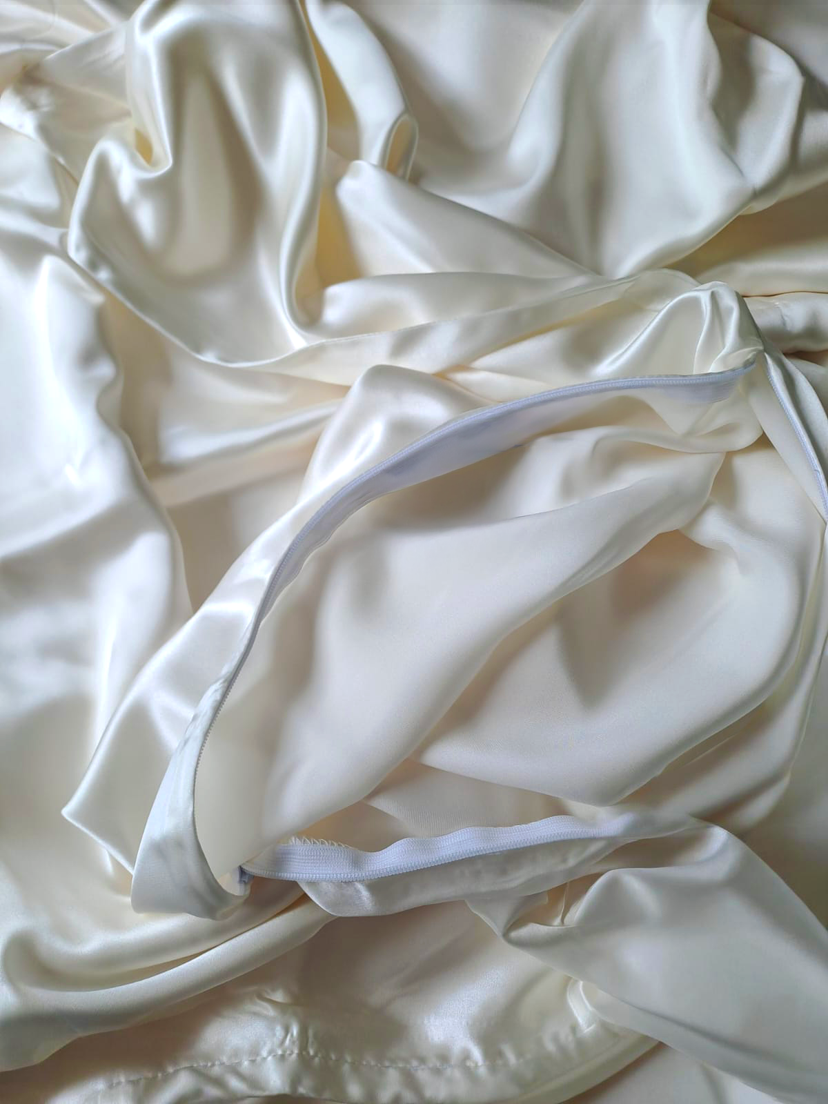 Copripiumone matrimoniale 100% seta