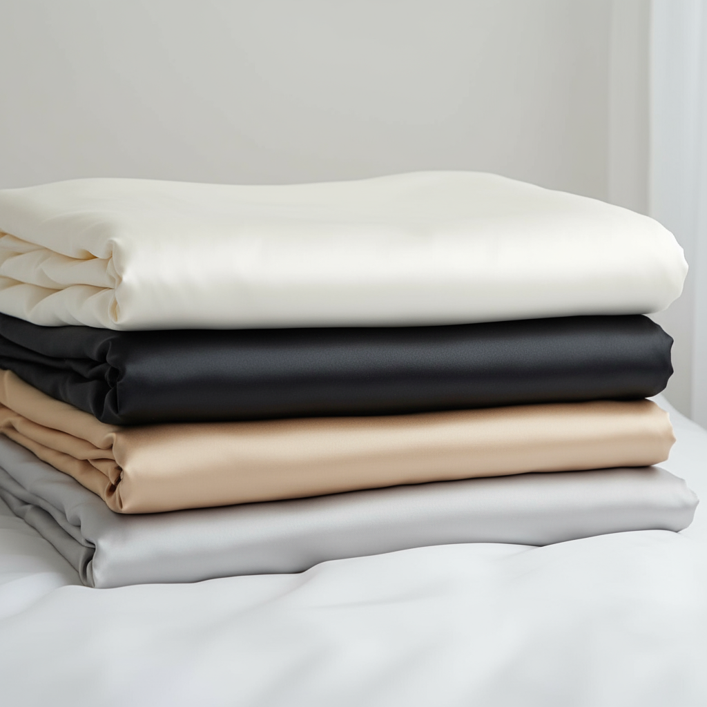 Copripiumone matrimoniale 100% seta