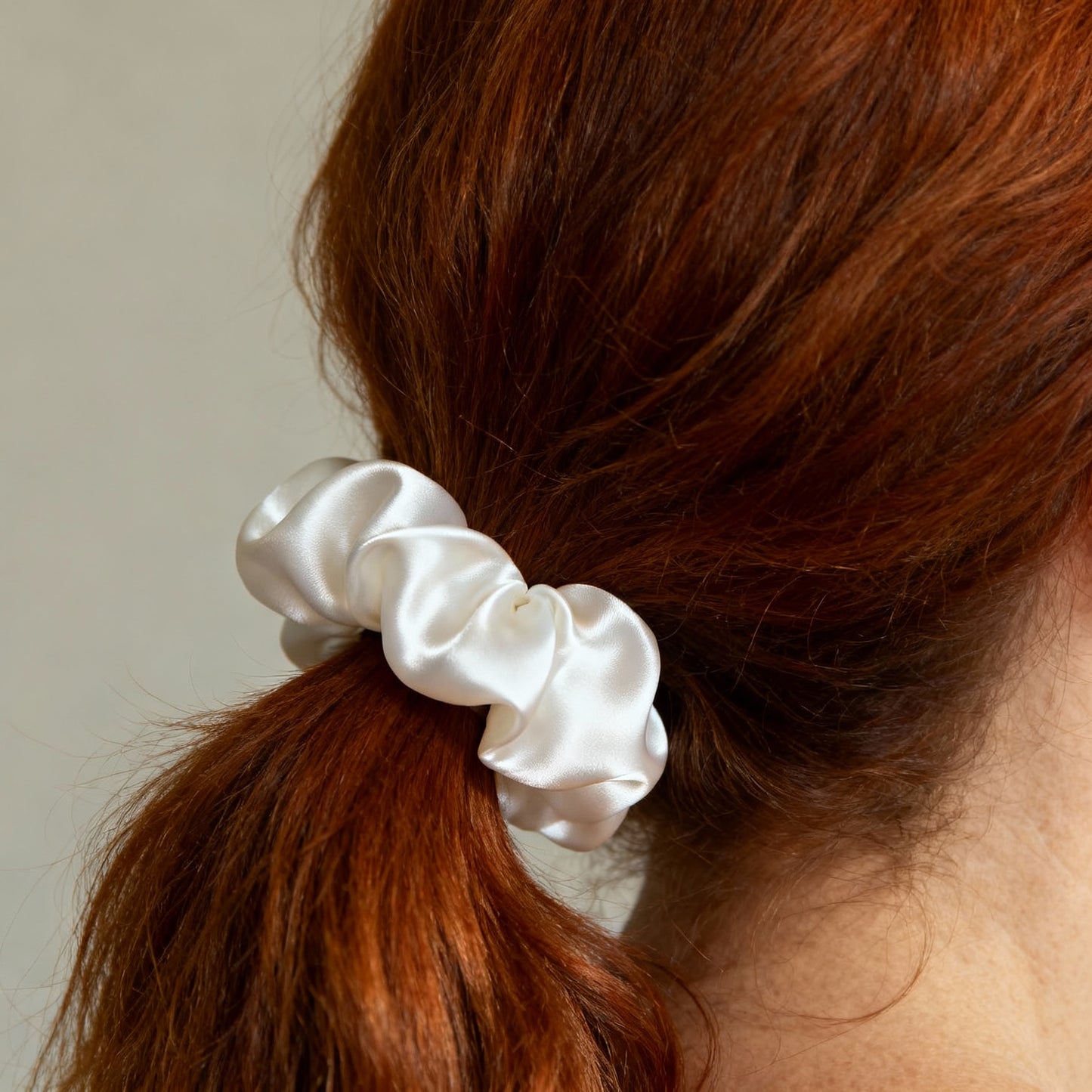 100% silk hair tie